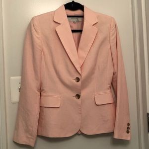 Pink linen Tahari blazer